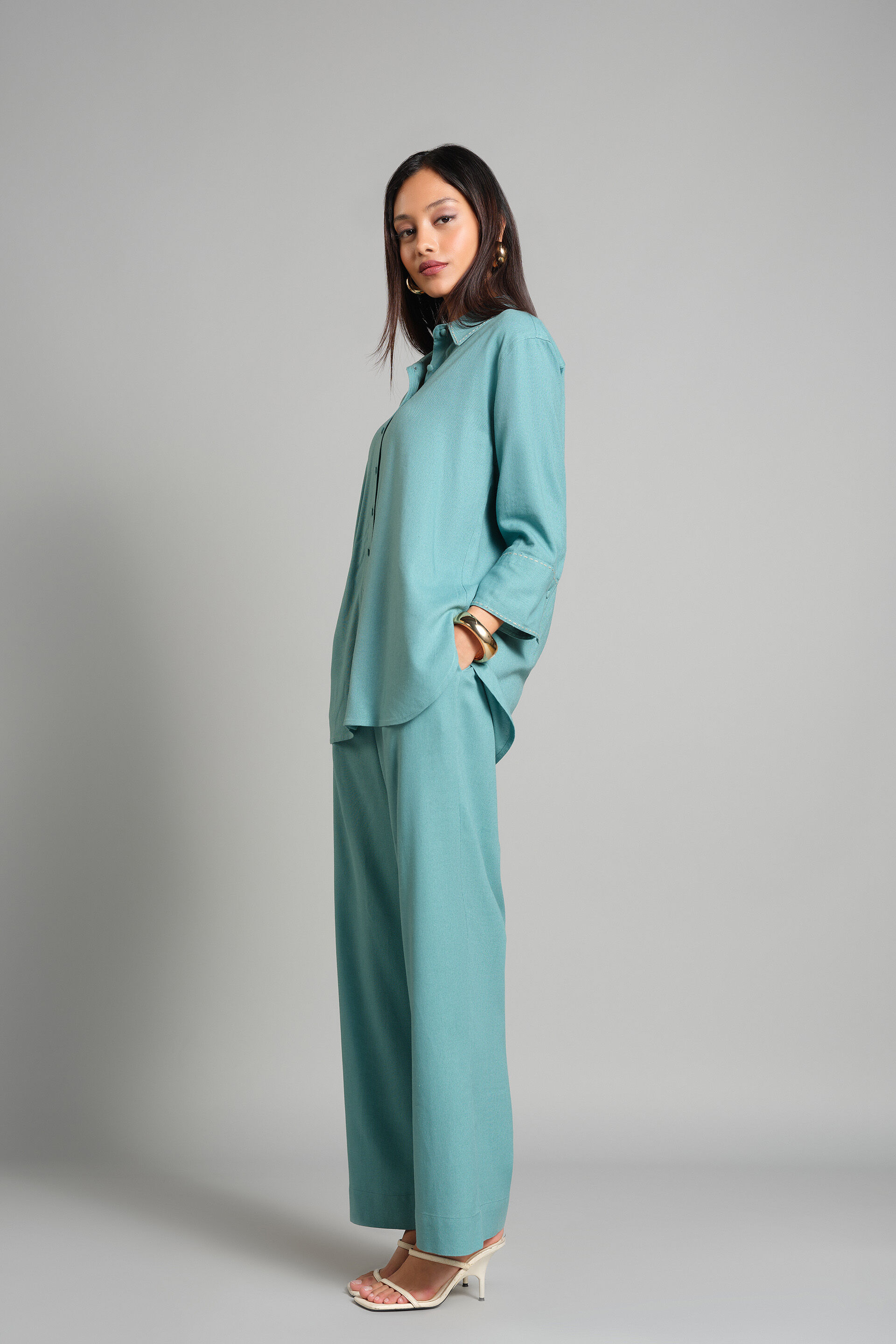 Aqua Dive Co-ord, Aqua, image 2